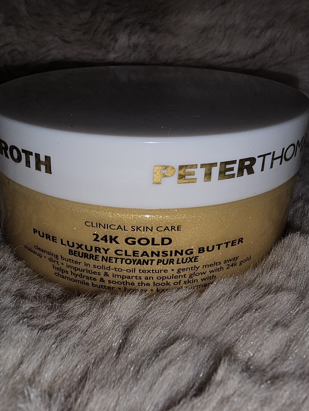 Peter Thomas Roth 24K Gold Pure Luxury Facial Cleansing Butter, 5 Oz